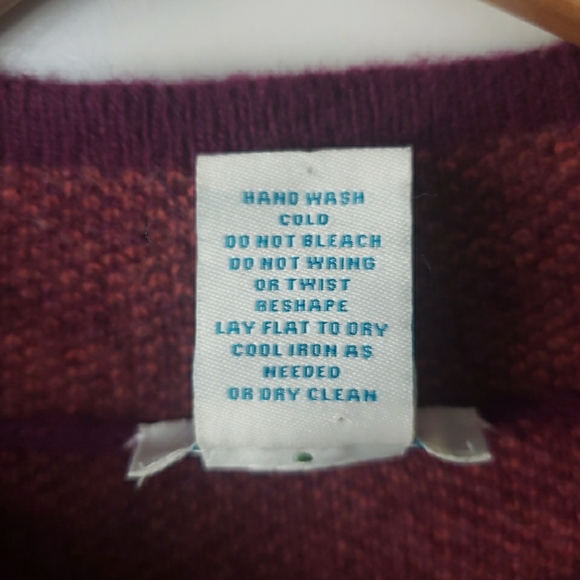 Sundance | Beauty Grows Merino Wool Jacquard Long Cardigan Large - Picture 5 of 5